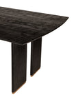 Liber Eettafel – Zwart Mango Hout & Gouden Accenten – 280 cm