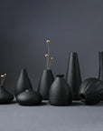 Black Ceramic Vaas