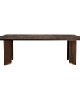 Liber Eettafel – Bruin Mango Hout & Gouden Accenten – 240 cm