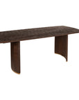 Ostara Eettafel – Bruin Mango Hout & Gouden Accenten – 240 cm