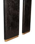 Liber Eettafel – Zwart Mango Hout & Gouden Accenten – 280 cm