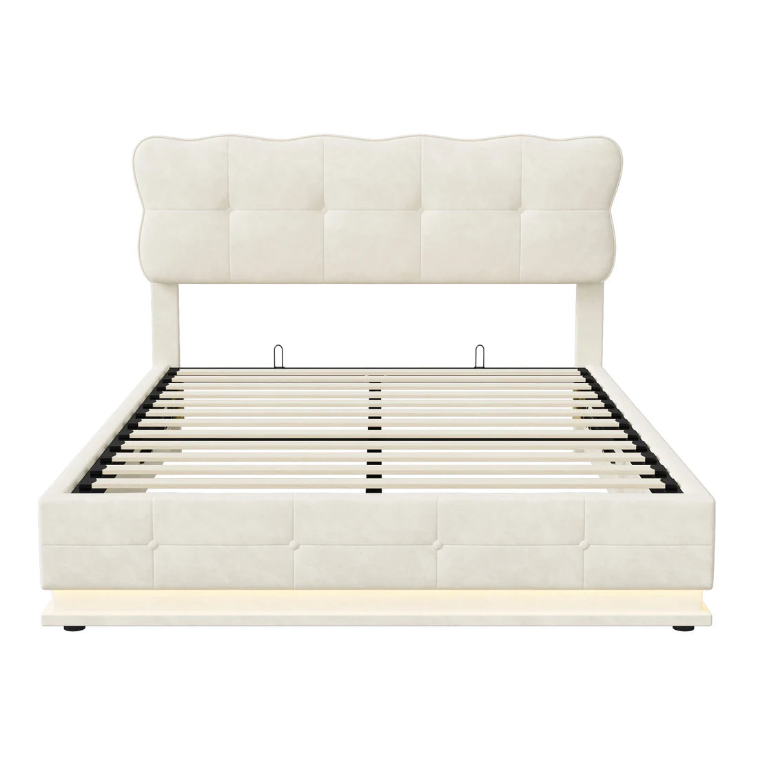 Ares opbergbed met LED‑verlichting 160x200